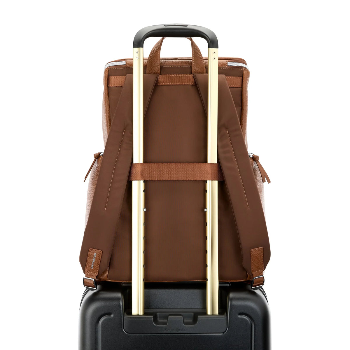 Mobile Solution 2 Leather Deluxe Backpack